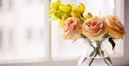 Как да се съживи розите във ваза