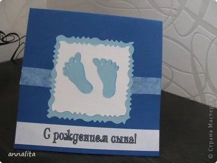 Как да си направим карта с новородено бебе със собствените си ръце