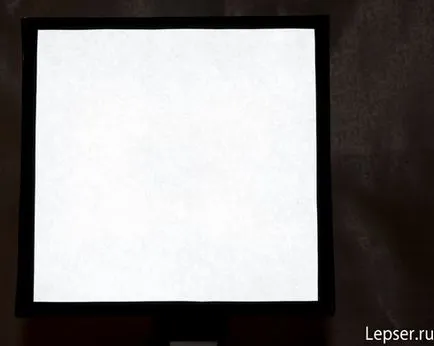 Как да си направим софтбокс флаш с ръцете си, блог за фотография и Microstock