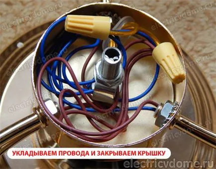 Как да се съберат ръководство полилей снимка