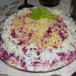 Как да украсят херинга под идеи шуба със снимки - 8 супени лъжици