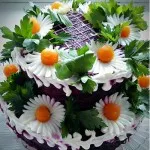 Как да украсят херинга под идеи шуба със снимки - 8 супени лъжици