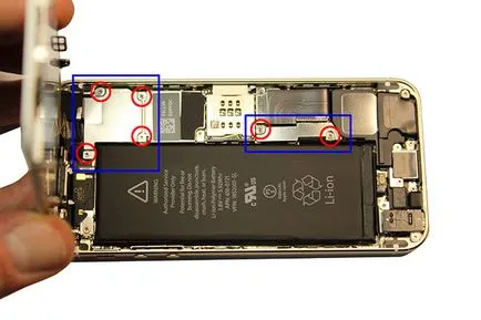 Как да се замени говорителя на ухото на Iphone 5s