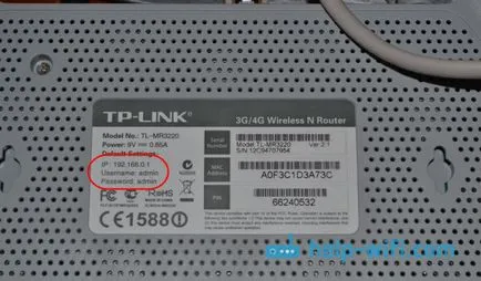 Как да отидете на настройките на рутера TP-LINK
