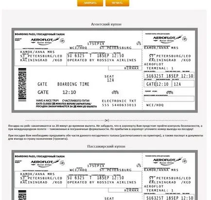 Как да се регистрирате за Аерофлот полети