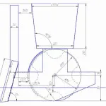 Planter за мотоблок ръце - видео инструкции, чертежи (рисуване мотоблок картофосадачка) Planter за мотоблок ръце - видео инструкции, чертежи
