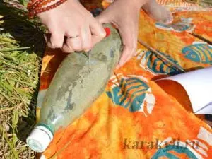 Кораб на пластмасови бутилки - Занаяти за момчета, драсканица