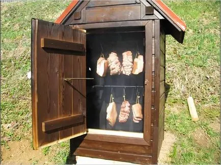 Smokehouse пушена свои ръце - студено пушене у дома снимка