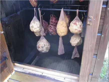 Smokehouse пушена свои ръце - студено пушене у дома снимка
