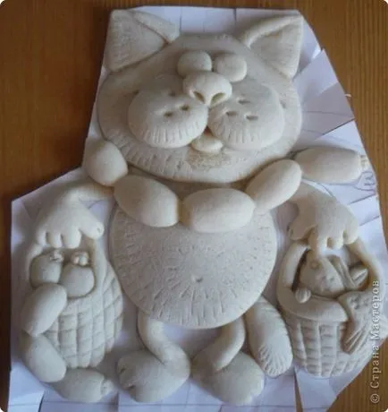 Котка с низ чанти, майстори страната (майсторски клас) Котка с низ чанти, художници страни