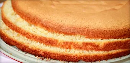 Cream пандишпан рецепта с заквасена сметана, извара, яйчен крем и шоколад