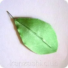 Листовки kanzashi на сатенени панделки - 8 работни срещи
