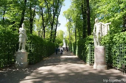Лятна градина в Санкт Петербург, как да стигнем до там, какво да се види (а) Лятна градина в Санкт Петербург, как да стигнем до там, какво да се види