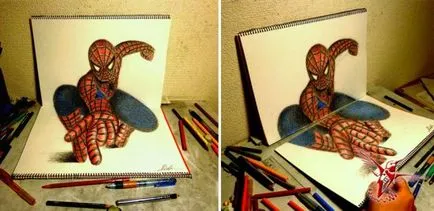 Топ 3D рисунки с молив - пратеник на