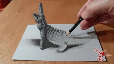Топ 3D рисунки с молив - пратеник на