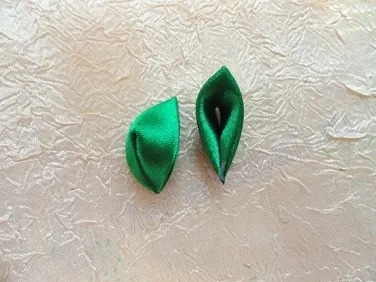 Майсторски клас оставя kanzashi