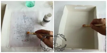 Майсторски клас на поднос декор 