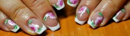 Стилен френски маникюр -130 снимка дизайн -photo нокти