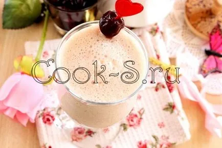 Мляко Shake без сладолед - стъпка по стъпка рецепти снимки, напитка (млечен шейк сладолед без рецепта) Мляко Shake без сладолед - стъпка по стъпка рецепти снимки, питие