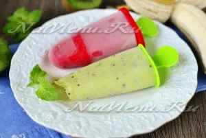 Сладолед popsicles у дома, рецептата със снимка