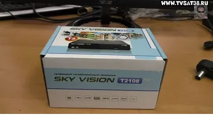 Преглед приемник DVB T2 небе визия t2108