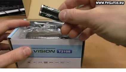 Преглед приемник DVB T2 небе визия t2108