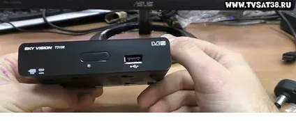 Преглед приемник DVB T2 небе визия t2108