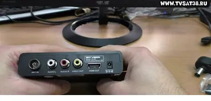 Преглед приемник DVB T2 небе визия t2108