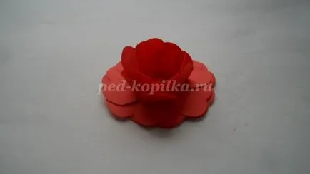 Virágok a papír ajándék anya saját kezűleg
