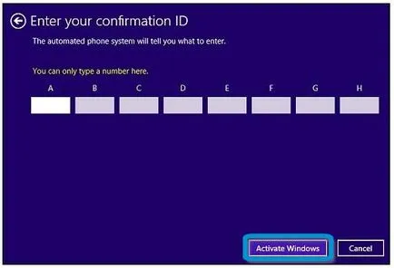 Pc к.с. - активиране на Windows 8, бюро HP®