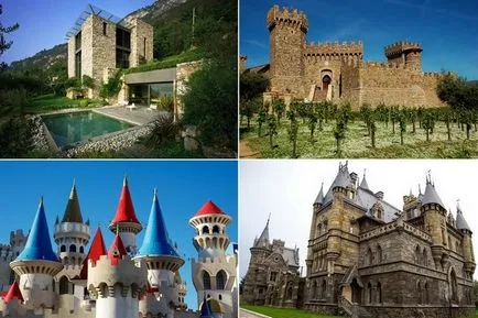Близо 10 царе на модерни сгради във формата на замък