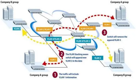 Принципът на работа и пример VLAN настройки на Ethernet комутатори - ZyXEL