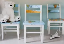 Decoupage szék gyermek kezét, egy fénykép és a mester-osztály, régi, fából készült videó, törlőkendők