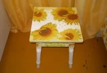 Decoupage szék gyermek kezét, egy fénykép és a mester-osztály, régi, fából készült videó, törlőkendők