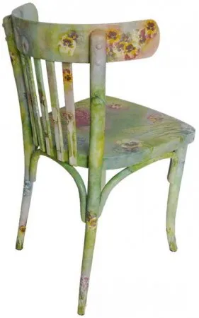 Decoupage székek a kezüket egy vintage stílusú, Bécs, Provence (decoupage) Decoupage székek a kezüket egy vintage stílusú, Bécs, Provence