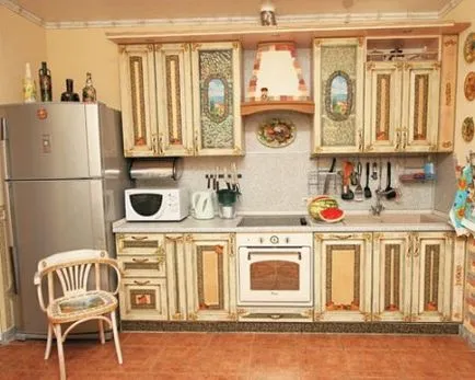 Decoupage stílusában Provence alapelemeit technika képek és videó