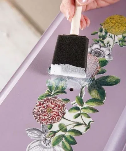 Decoupage bútor stílusában Provence kezük műhely ötleteket dekoráció (stílus) Decoupage bútor stílusában Provence kezük műhely ötleteket dekoráció