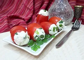 Рецепта печени домати, пълнени с месо