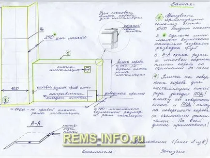 Ремонтни комбинирана баня и тоалетна снимка, схеми, процедури