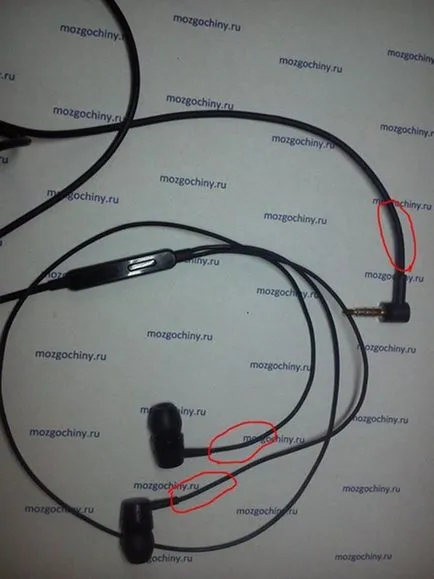 Ремонтни слушалки с ръцете си, mozgochiny