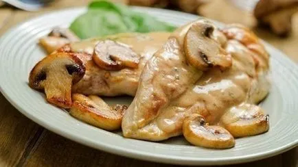 Гъби с пиле рецепта със снимка