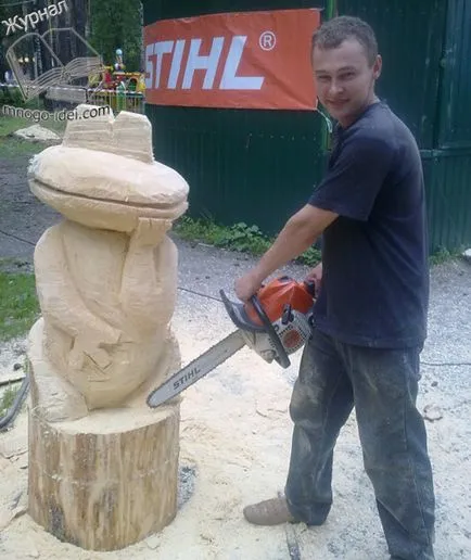 Játszótér saját kezűleg, traktor, helikopter, fegyver, gép fából