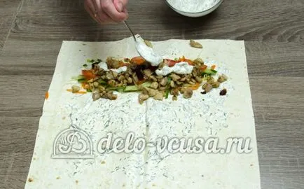 Shawarma у дома рецепта със снимка