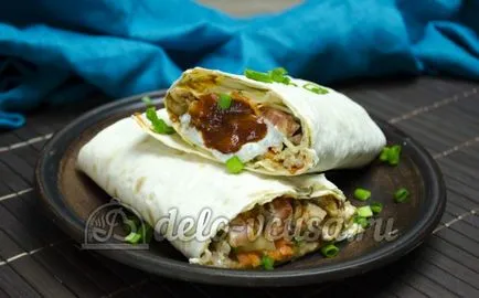 Shawarma у дома рецепта със снимка