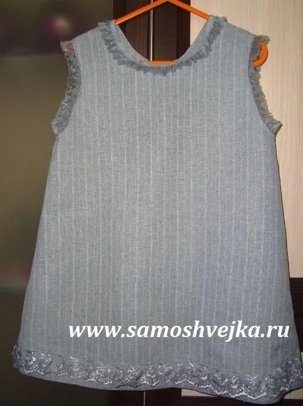 Шиене за момичета лятна рокля от стара пола - samoshveyka - сайт за феновете на шиене и занаяти