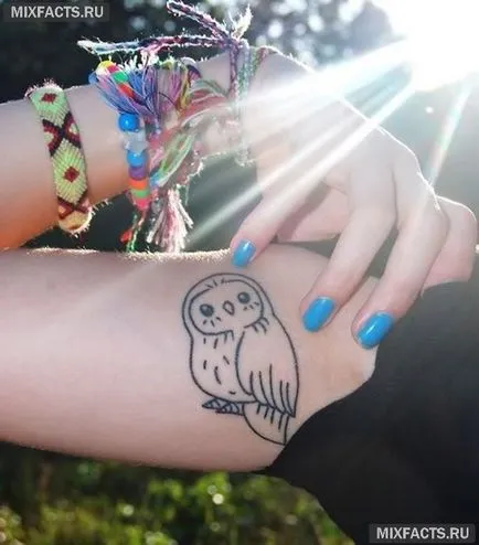 Owl татуировка значение и снимки