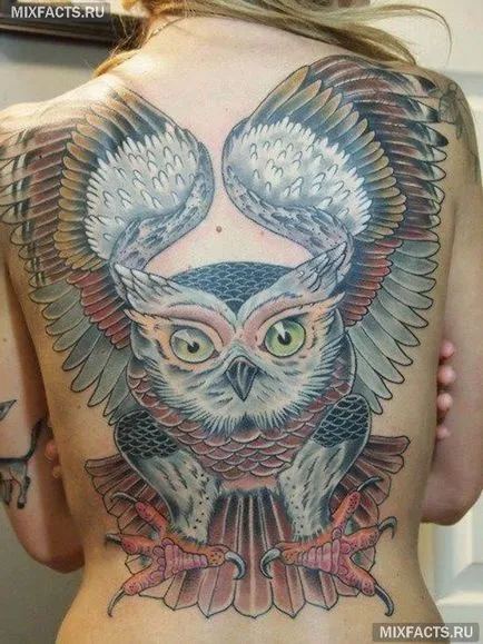 Owl татуировка значение и снимки