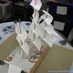 Изграждането на модели на плавателни съдове от пластмасови бутилки