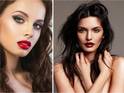 Тъмните нюанси на цвят на косата, боя, коса, грим за брюнетки, lookcolor