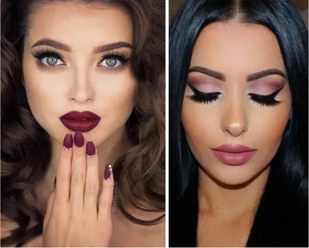 Тъмните нюанси на цвят на косата, боя, коса, грим за брюнетки, lookcolor